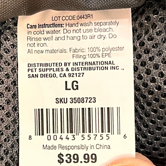 Youly Reflective Dog Life Jacket Vest Orange Large - Picture 6 of 7